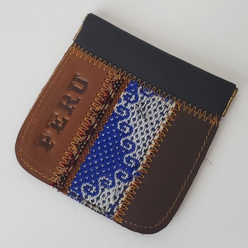 Peruvian genuine leather purse - genuine,