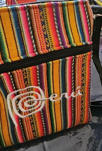 Peruvian textile wool bag - , folk